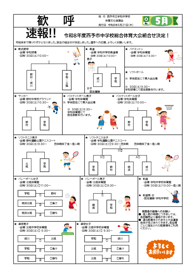 歓呼（市総体）